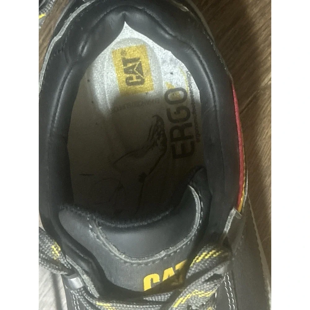 Caterpillar Men Brode Steel Toe Work Shoe Work Shoes Leather-And-Mesh Size 10